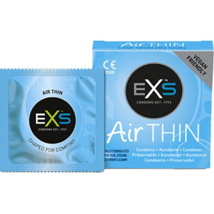 Exs Air thin 3?s vékony latex óvszer