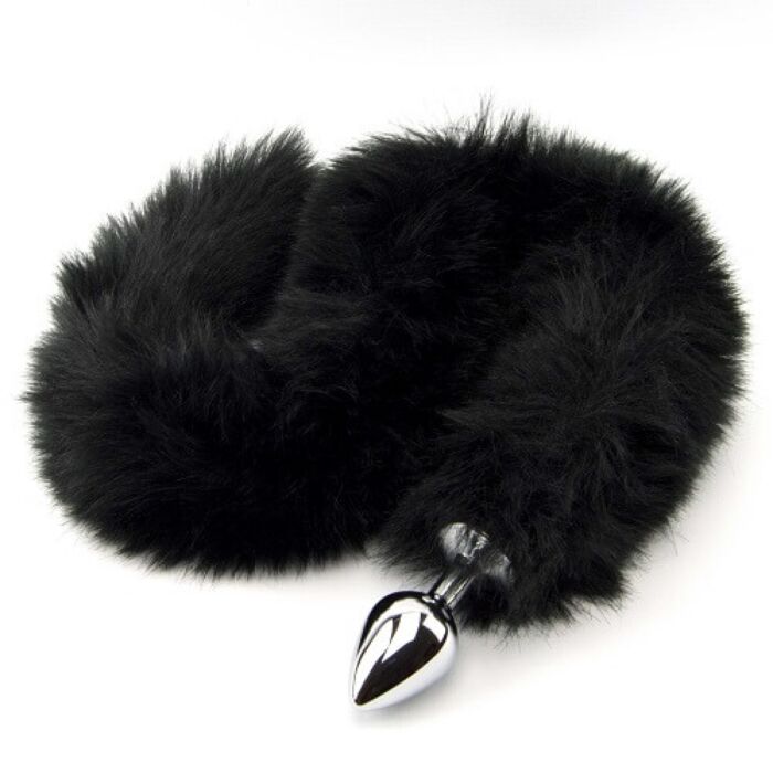 Butt Plug Furry Fantasy Fekete Párduc Farok 78 cm Butt Plug Furry Fantasy Fekete Párduc Farok 78 cm