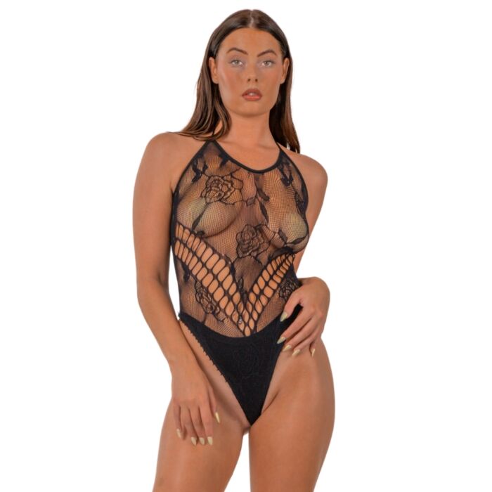 Hálóruha Lace LJ Floral Halter | állítható nyakkivágás Hálóruha Lace LJ Floral Halter | állítható nyakkivágás