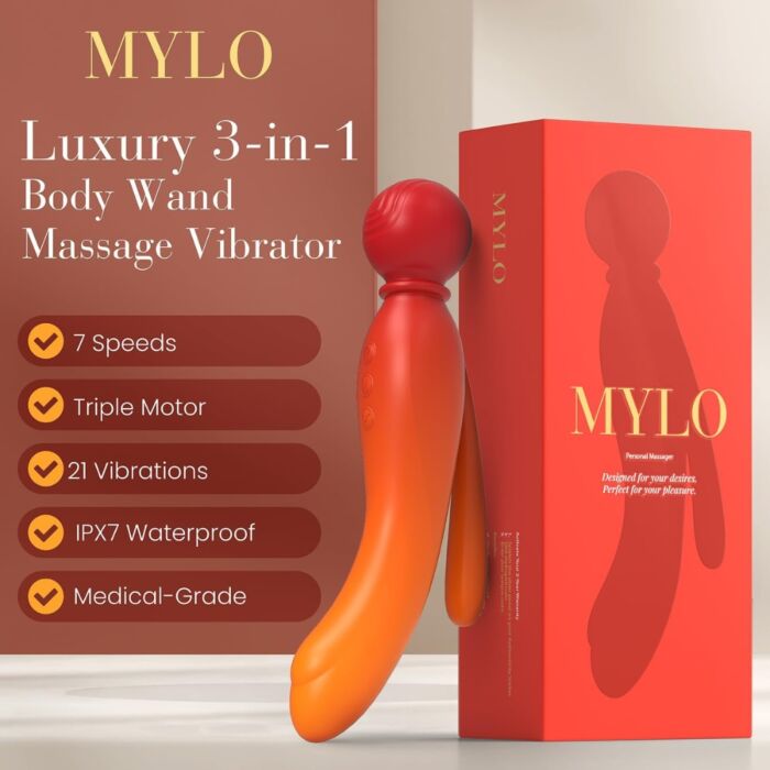 MYLO 3 az 1-ben Testmasszázs vibrátor MYLO 3 az 1-ben Testmasszázs vibrátor