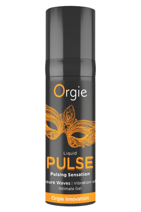 Ízesített csók gél Orgie LIQUID PULSE 15 ml - intenzív élmény