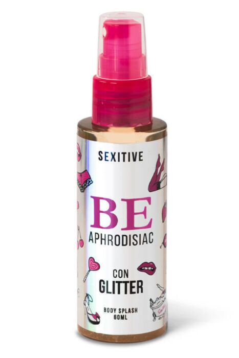 Be Body Splash SEXITIVE afrodisiákus bruma glitterrel