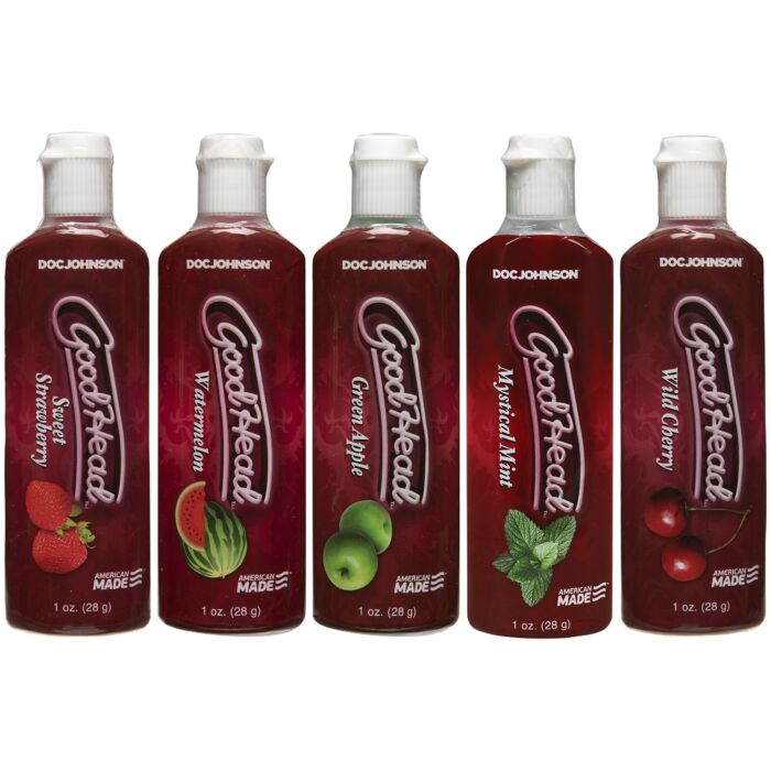 Krémek Doc Johnson Good Head ízválaszték 5 x 30ml Krémek Doc Johnson Good Head ízválaszték 5 x 30ml