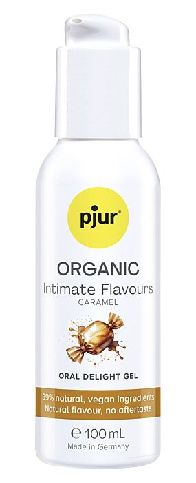 Pjur ORGANIC Intimate Flavours Caramel ízesített intim gél