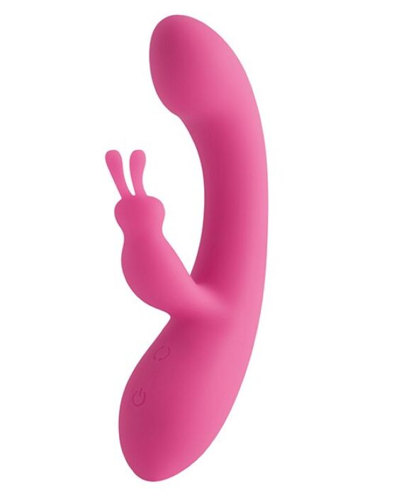 Vibrátor S Pleasures Velvet Love Bunny kettős stimulációval