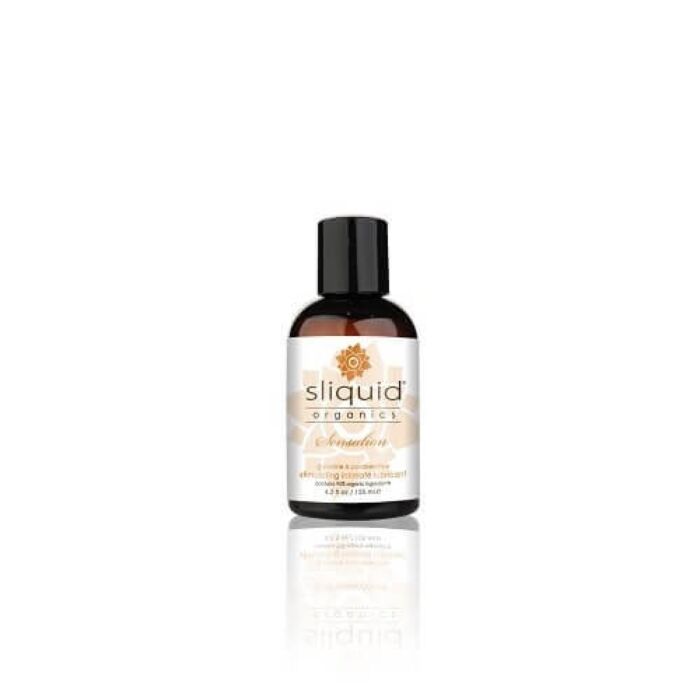 Lubrikáló Sliquid Organics Sensations 125 ml organikus összetevőkkel Lubrikáló Sliquid Organics Sensations 125 ml organikus összetevőkkel