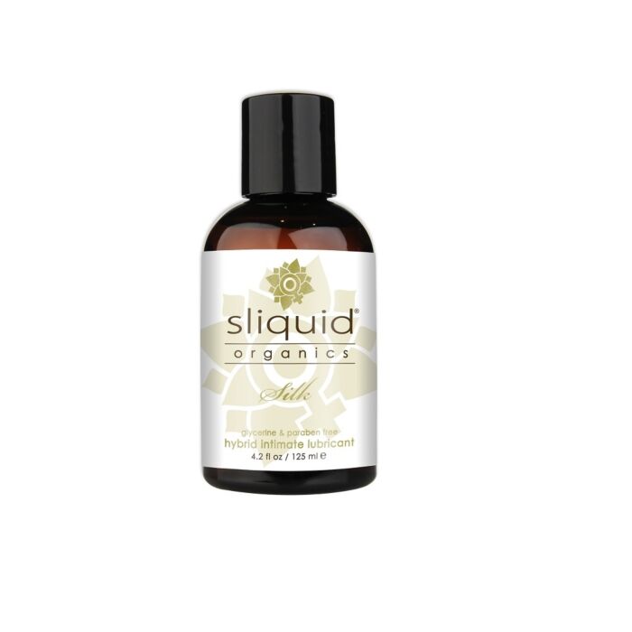 Lubrikáns Sliquid Organics Silk Hybrid 125ml hipoallergén Lubrikáns Sliquid Organics Silk Hybrid 125ml hipoallergén