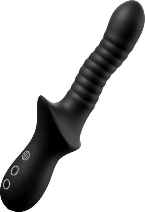 FETISH FANTASY ELITE PLEASURE WAVE fekete, tölthető análvibrátor
