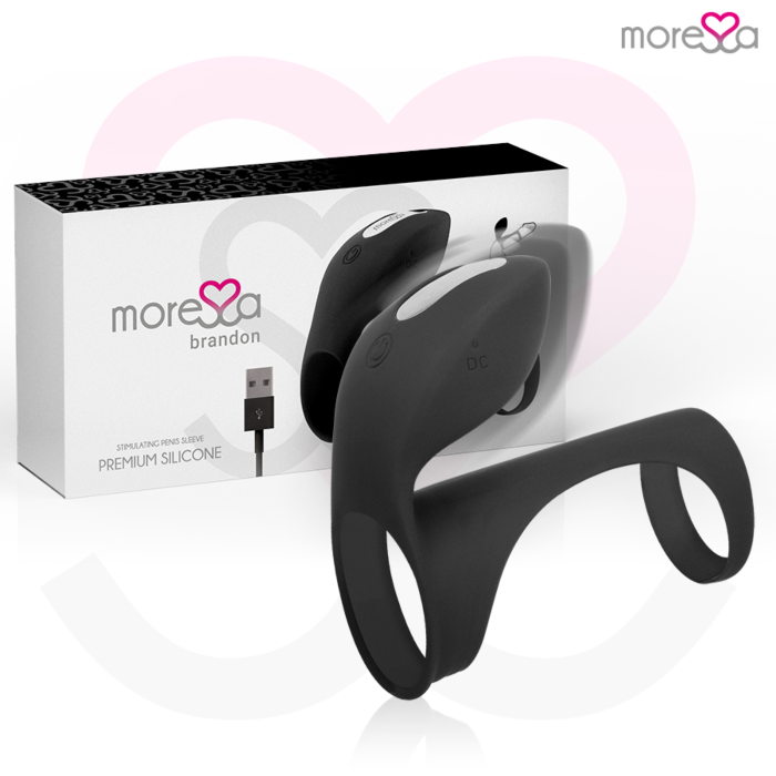 Anillo vibrador Morressa Brandon con funda engrosante