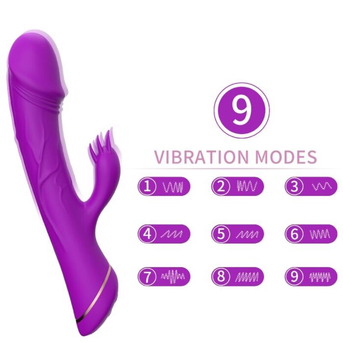 ARMONY - DILDO VIBRATOR RABBIT SILICONE PURPLE ARMONY - DILDO VIBRATOR RABBIT SILICONE PURPLE