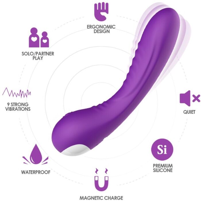 ARMONY - LEGEND VIBRATOR SILICONE PURPLE ARMONY - LEGEND VIBRATOR SILICONE PURPLE