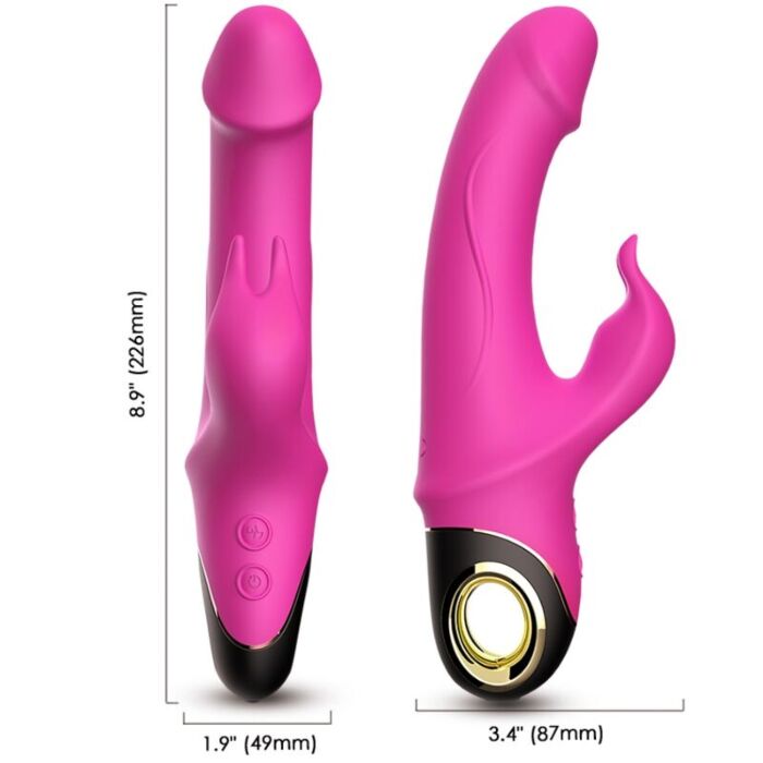 ARMONY - METEROR DILDO VIBRATOR RABBIT ROTATOR FUCHSIA ARMONY - METEROR DILDO VIBRATOR RABBIT ROTATOR FUCHSIA