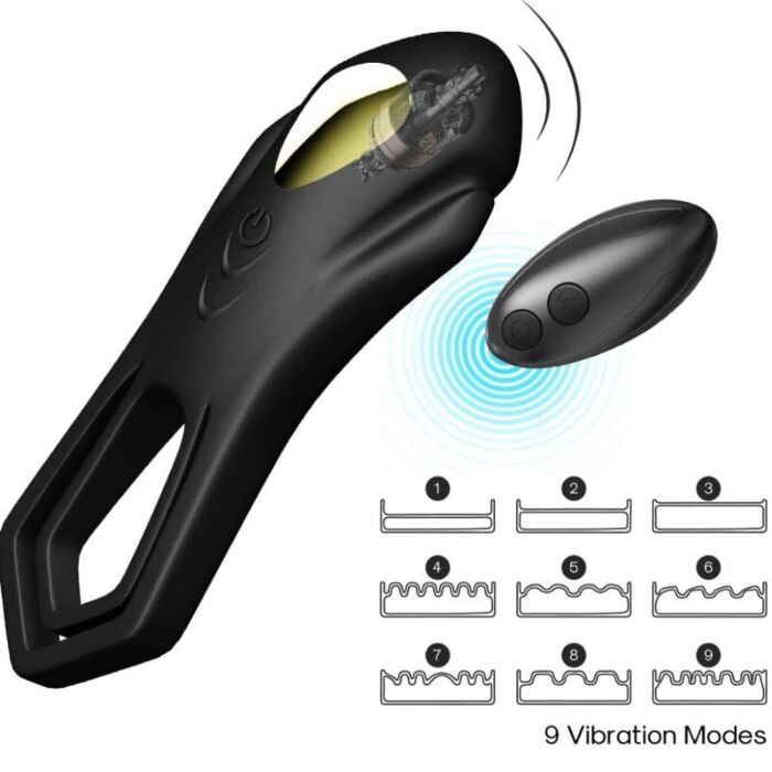 ARMONY - ROADSTER VIBRATOR DOUBLE RING REMOTE CONTROL BLACK ARMONY - ROADSTER VIBRATOR DOUBLE RING REMOTE CONTROL BLACK