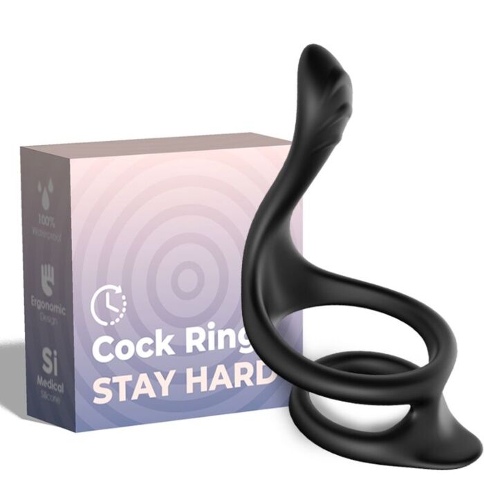 ARMONY - TAIL DOUBLE ANAL RING BLACK ARMONY - TAIL DOUBLE ANAL RING BLACK