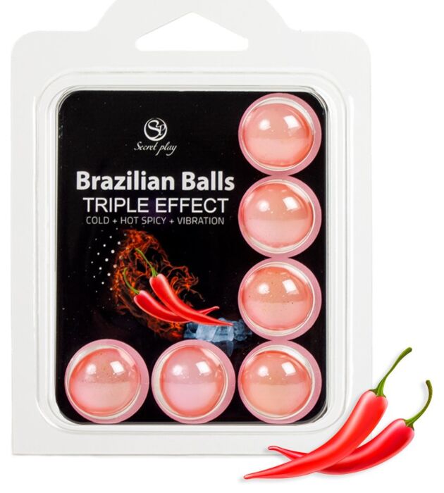 Brazilian Balls SECRETPLAY - Három hatás egy termékben Brazilian Balls SECRETPLAY - Három hatás egy termékben