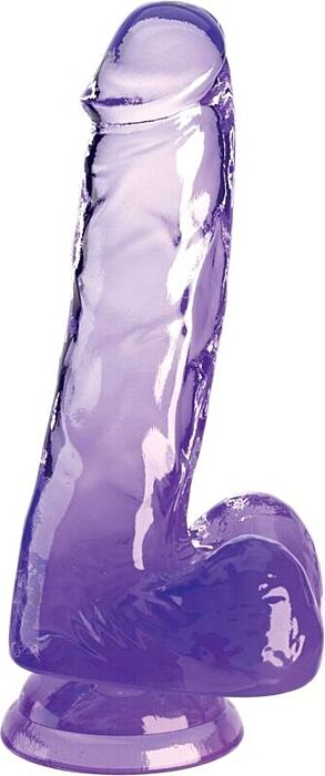 Consolador King Cock Morado Realista 13.5 cm