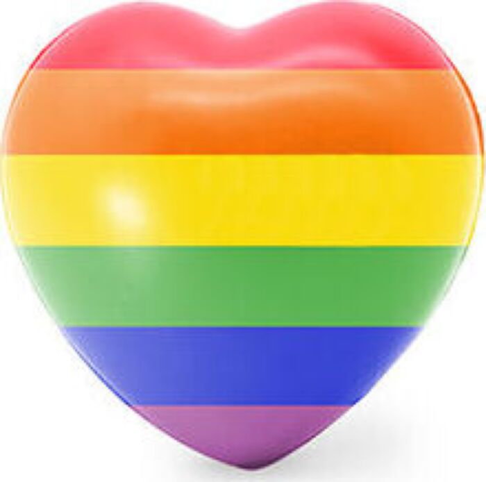 Corazón Antiestrés PRIDE Rainbow - Relájate con Estilo