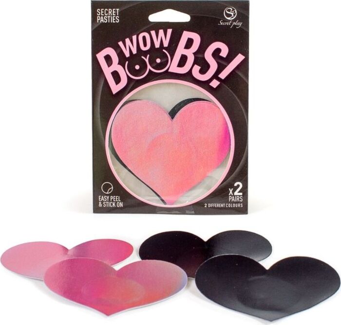 Cubre Pezones Secret Play Wow Boobs Corazón