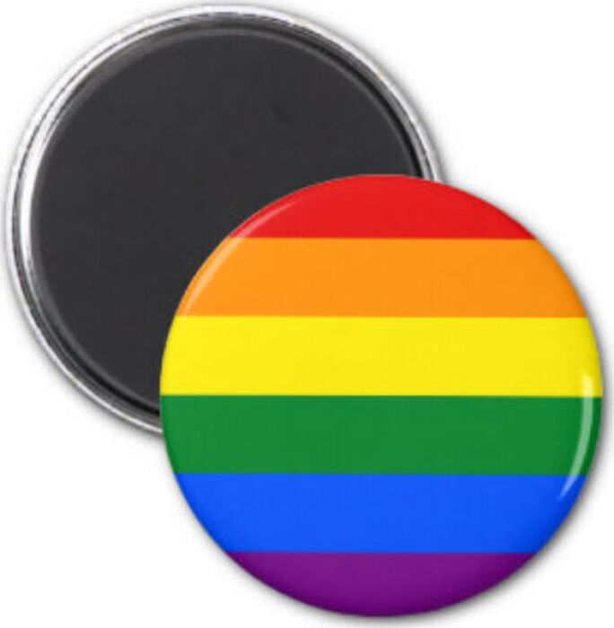 Imán Bandera LGBT PRIDE - Colorido y Divertido