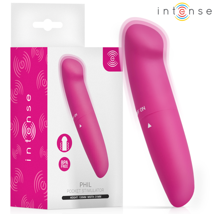 INTENSE FUN TOYS PHIL G-SPOT rózsaszín G-pont vibrátor 13 cm