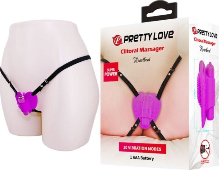 Masajeador Clítoris Pretty Love Heartbeat Morado