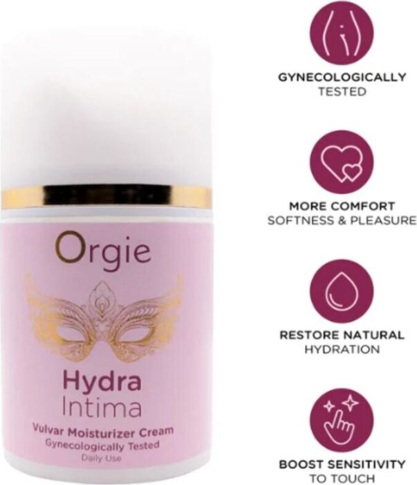 ORGIE Hydra Intima Daily napi vulvahidratáló krém, 50 ml