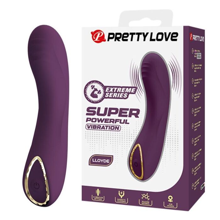 PRETTY LOVE - LLOYDE RECHARGEABLE VIBRATOR 10 FUNCTIONS PURPLE PRETTY LOVE - LLOYDE RECHARGEABLE VIBRATOR 10 FUNCTIONS PURPLE