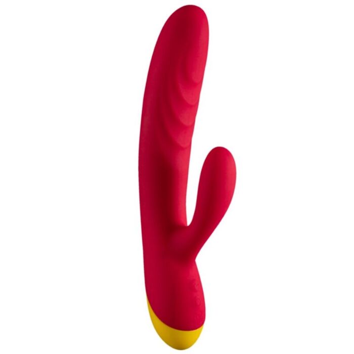 ROMP - JAZZ RECHARGEABLE RABBIT VIBRATOR RED ROMP - JAZZ RECHARGEABLE RABBIT VIBRATOR RED