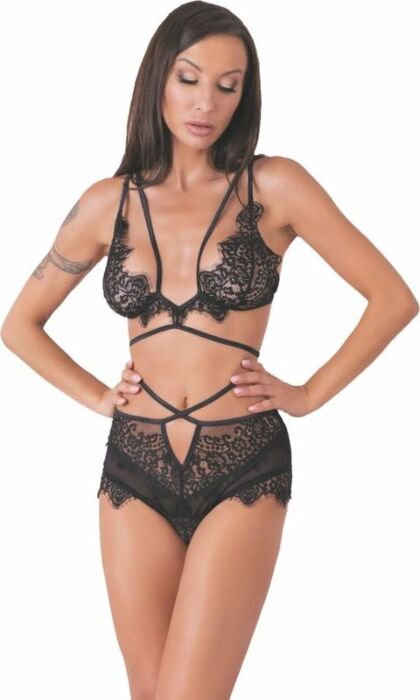 Sujetador + Panty Negro Livco Corsetti Drezna