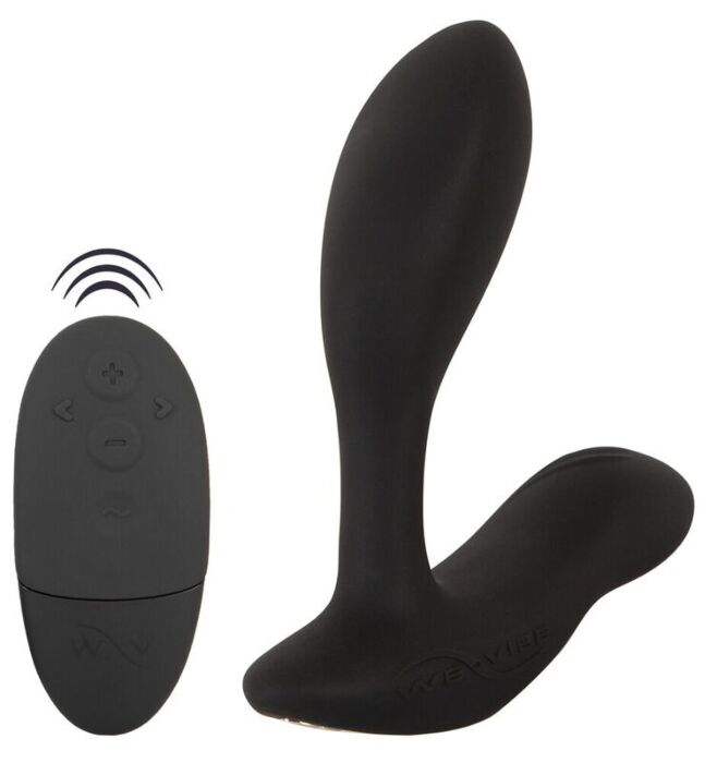 WE-VIBE VECTOR+ BLACK prosztatamasszírozó távirányítóval