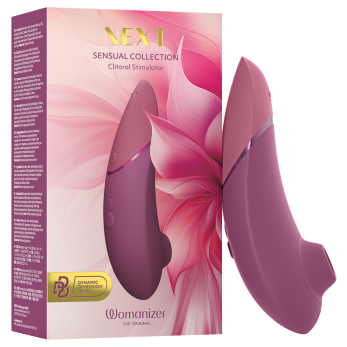 WOMANIZER NEXT klitorális vibrátor 14 fokozattal, púderrózsaszín