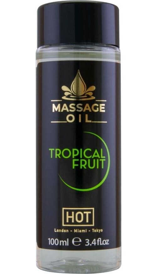 Masszázs Olaj HOT Tropical Fruit 100 ml - Trópusi gyümölcs illat