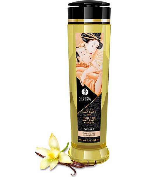 Masszázsolaj Shunga Vainilla 240 ml - E-vitamin és Ylang Ylang
