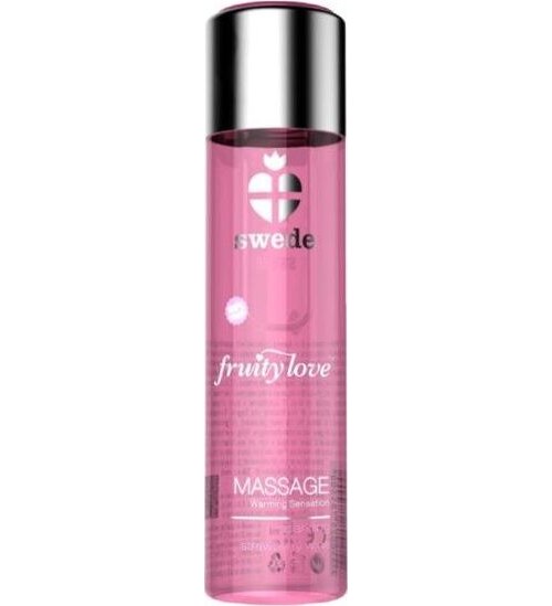 Melegítő olaj SWEDE Fruity Love eper pezsgővel 60 ml